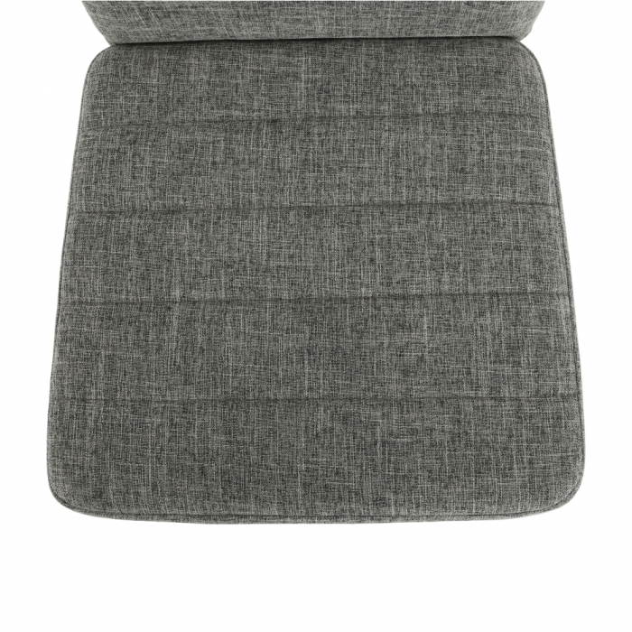 Scaun, material textil gri deschis/cadru metalic fag, COLETA NOVA [16]