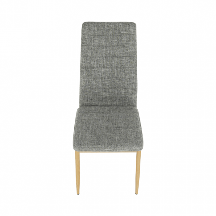 Scaun, material textil gri deschis/cadru metalic fag, COLETA NOVA [8]