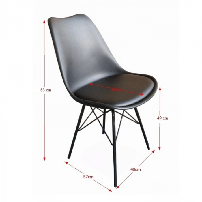 Scaun, negru, TAMORA [3]