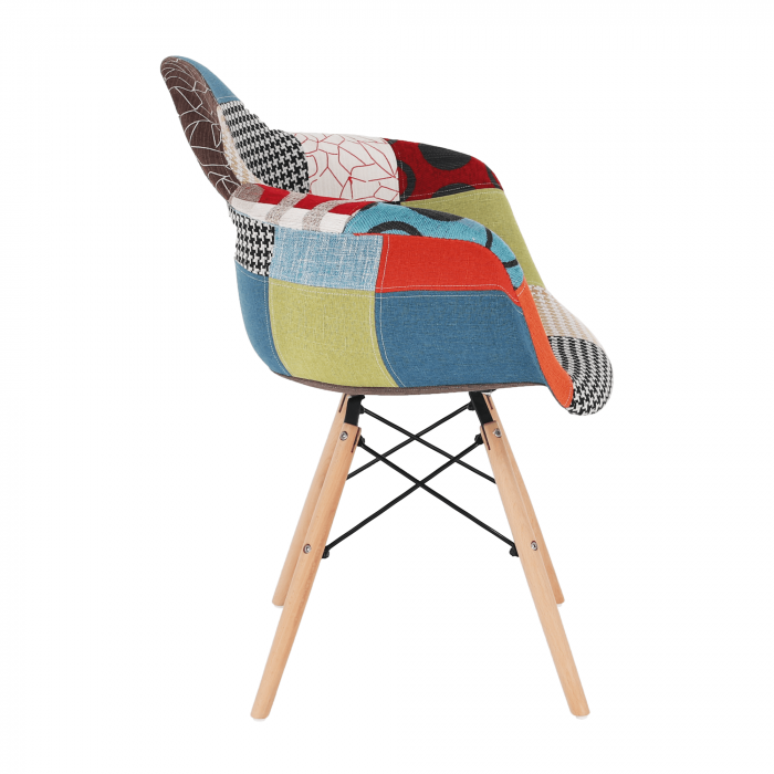 Scaun, patchwork/fag, TOBO 4 NEW [14]