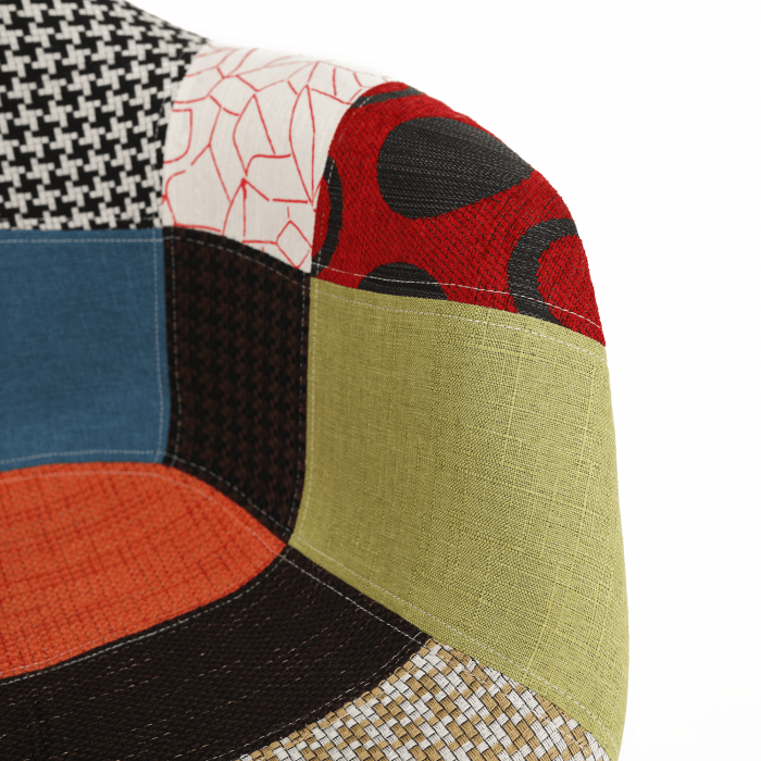 Scaun, patchwork/fag, TOBO 4 NEW [2]