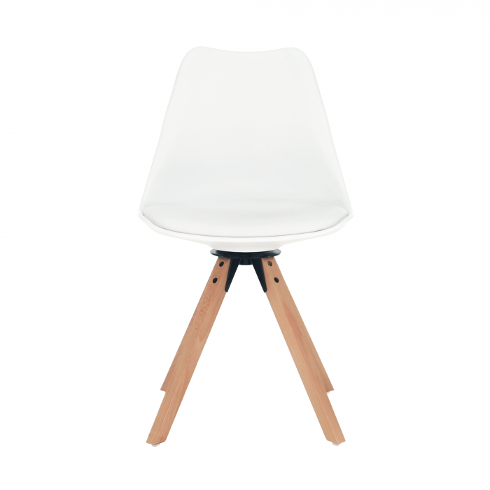 Scaun pivotant elegant, alb, ETOSA [10]