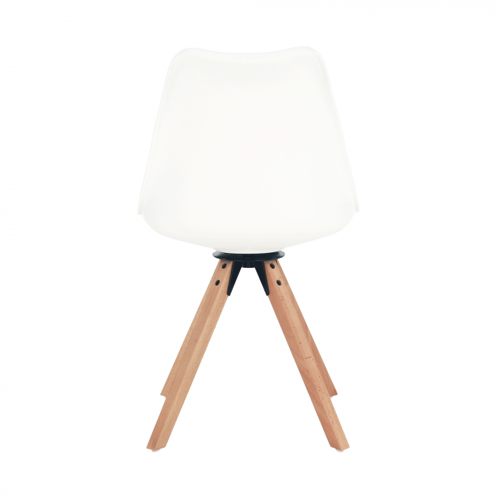 Scaun pivotant elegant, alb, ETOSA [8]