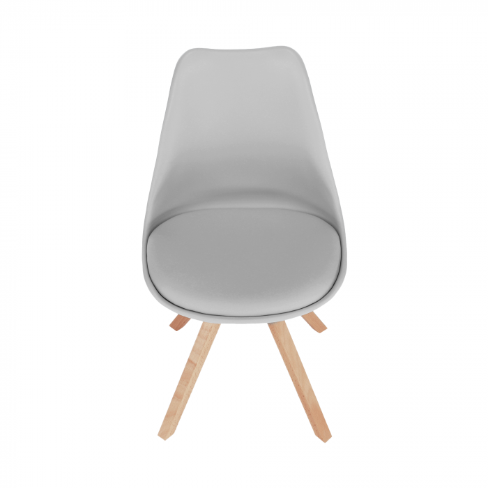 Scaun pivotant elegant, gri deschis, ETOSA [3]