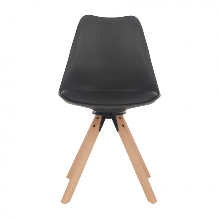 Scaun pivotant elegant, gri închis, ETOSA [8]