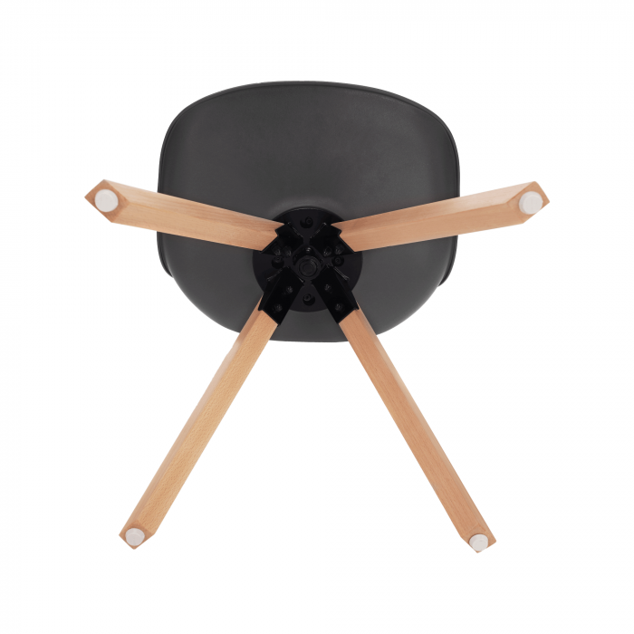 Scaun pivotant elegant, gri închis, ETOSA [13]