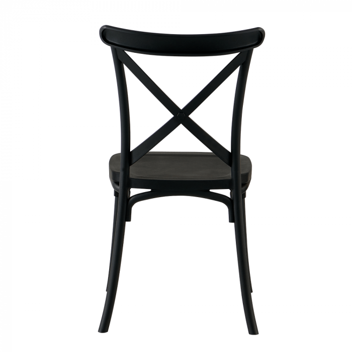 Scaun, pliabil, negru, SAVITA [4]