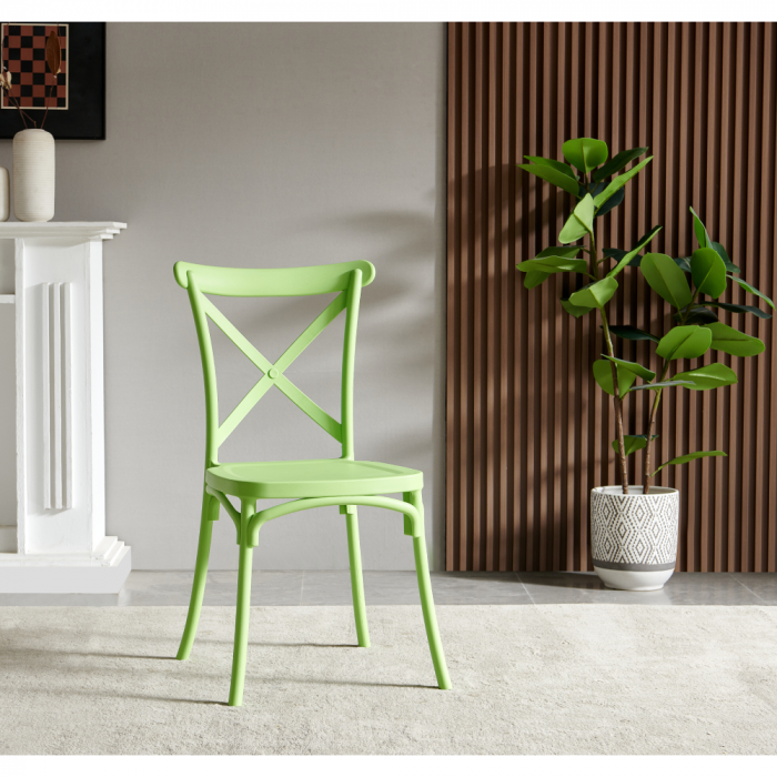 Scaun, pliabil, verde, SAVITA [11]