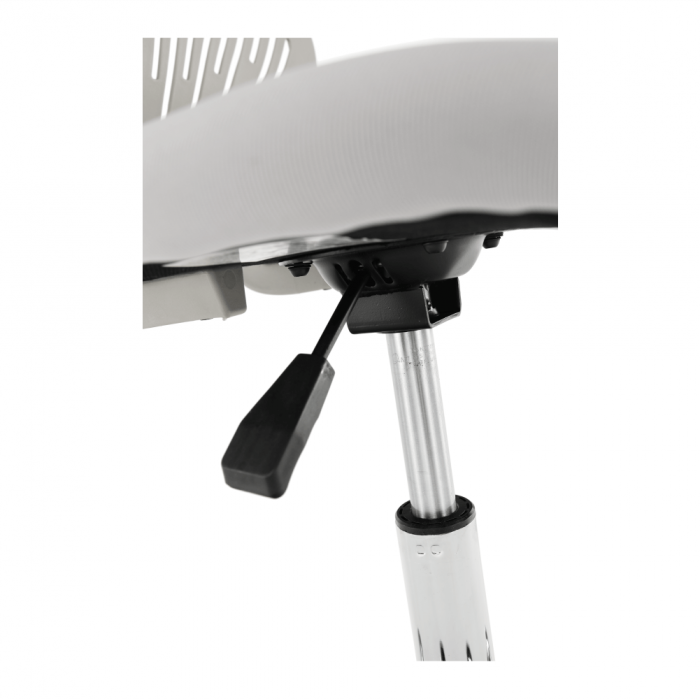 Scaun rotativ, gri/crom, SELVA [4]