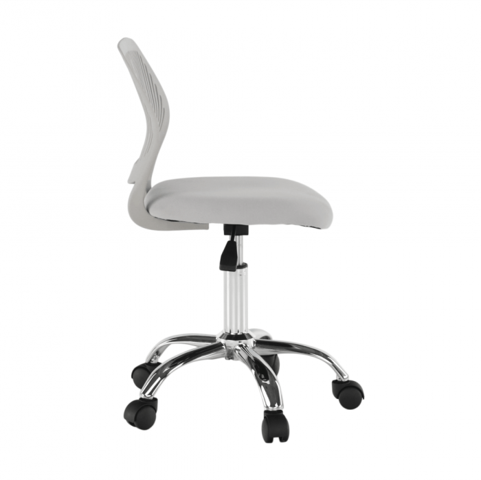 Scaun rotativ, gri/crom, SELVA [20]