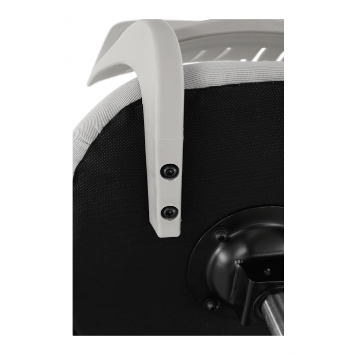 Scaun rotativ, gri/crom, SELVA [3]