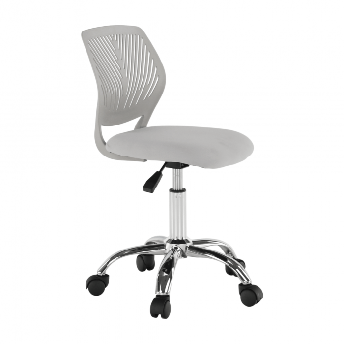 Scaun rotativ, gri/crom, SELVA [21]
