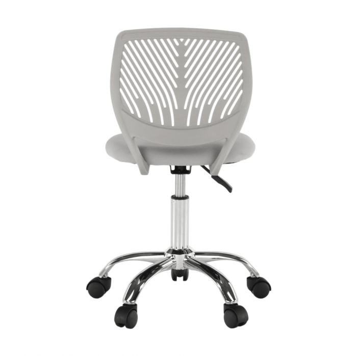 Scaun rotativ, gri/crom, SELVA [19]