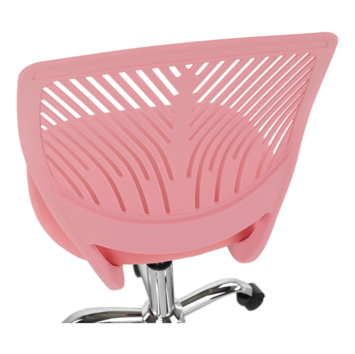 Scaun rotativ, roz/crom, SELVA [3]