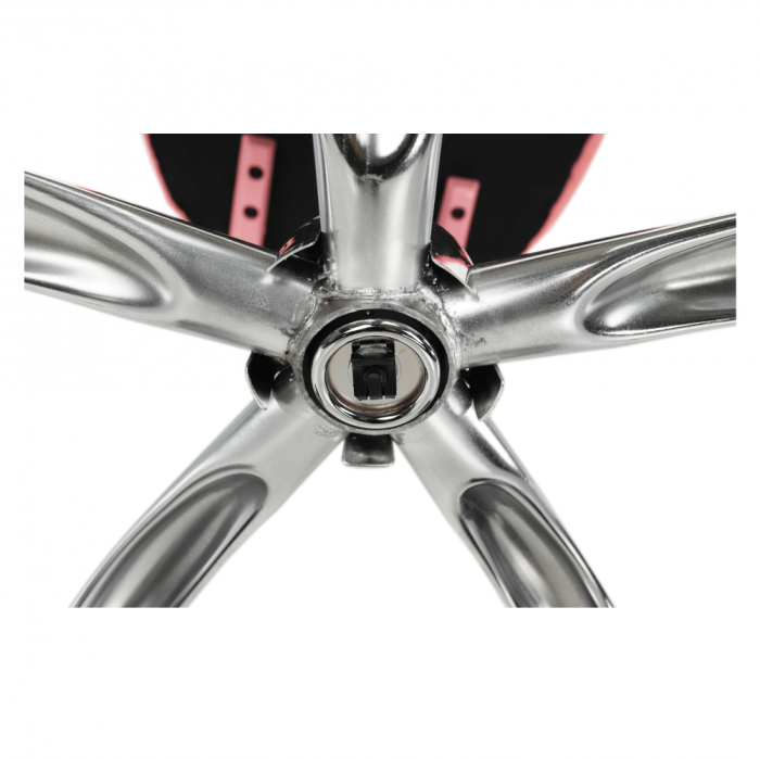 Scaun rotativ, roz/crom, SELVA [11]