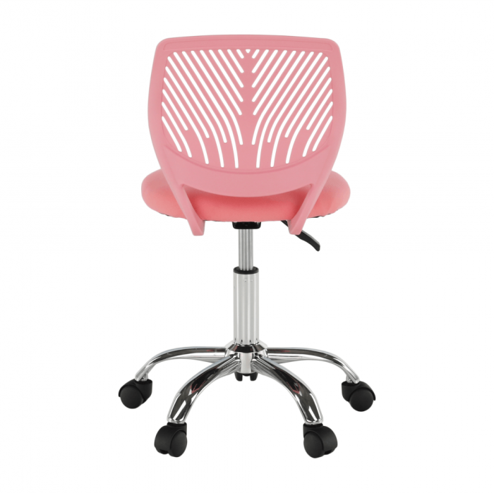 Scaun rotativ, roz/crom, SELVA [19]