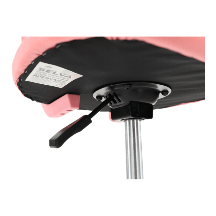 Scaun rotativ, roz/crom, SELVA [5]