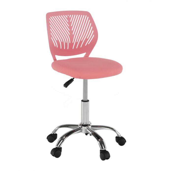 Scaun rotativ, roz/crom, SELVA [16]