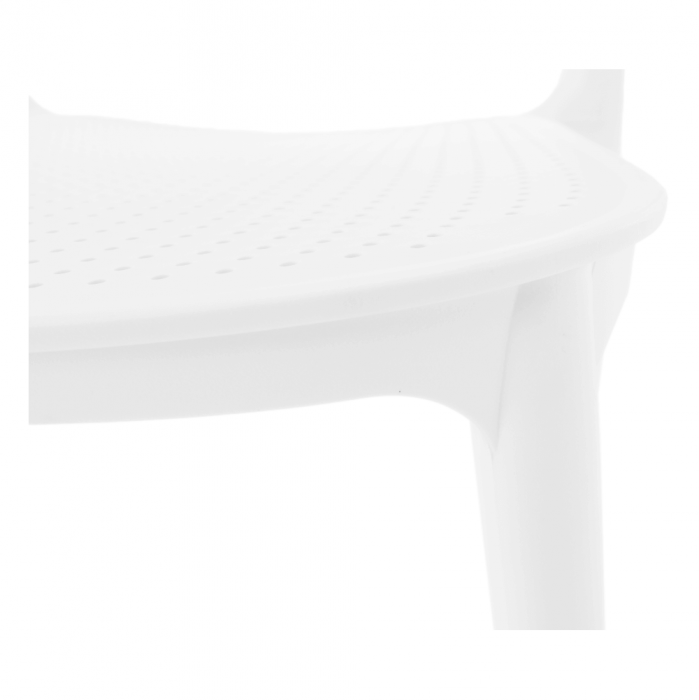 Scaun stivuibil, alb, FEDRA NEW [11]