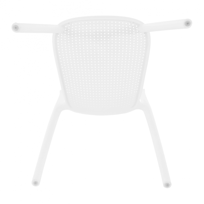 Scaun stivuibil, alb, FEDRA NEW [17]