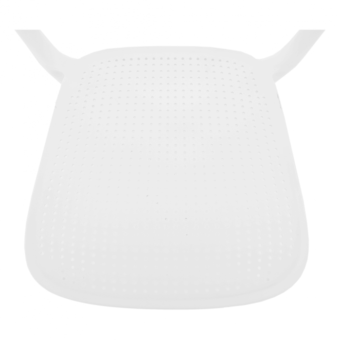 Scaun stivuibil, alb, FEDRA NEW [14]