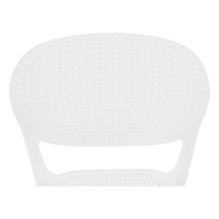 Scaun stivuibil, alb, FEDRA NEW [15]