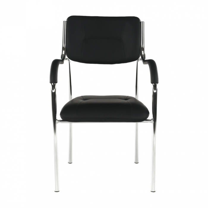 Scaun stivuibil, negru, ILHAM [3]