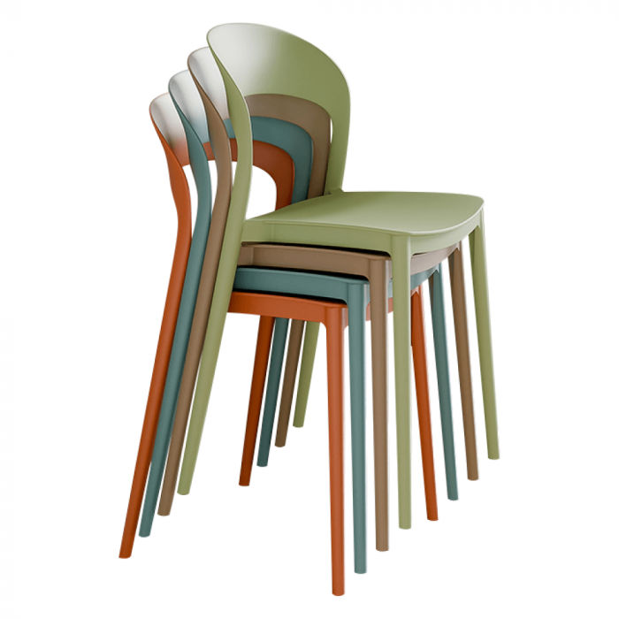 Scaun stivuibil, verde, RADANA NEW [3]