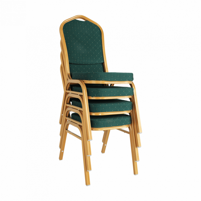 Scaun stivuitor,  verde / vopsea aurie, ZINA 3 NOU [10]