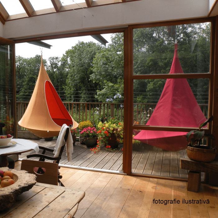 Scaun suspendabil balansoar, gri deschis, KLORIN BIG SIZE [2]