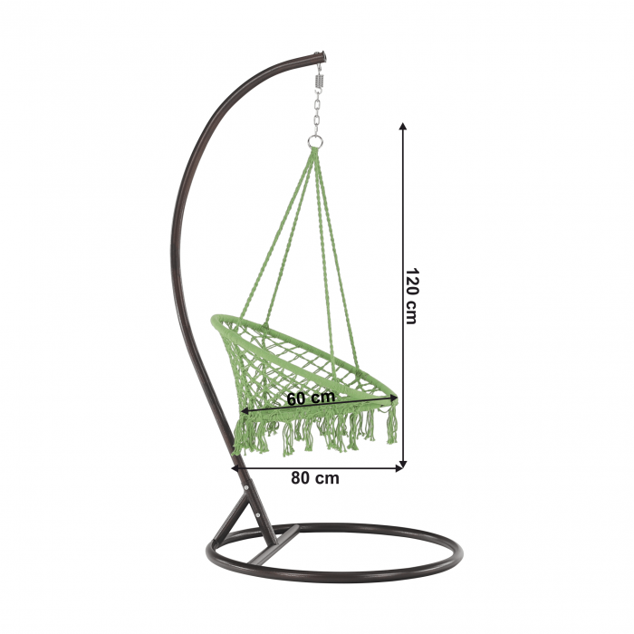 Scaun suspendabil, verde greenery, AMADO 2 NEW [12]