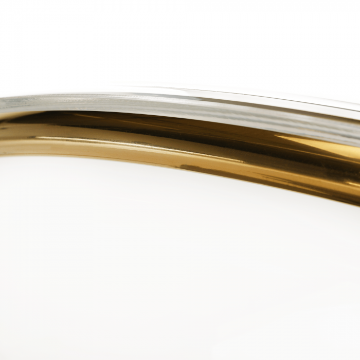 Scaun suspendat cu suport, transparent/ auriu/ gri, BUBBLE NEW TIP 2 [19]