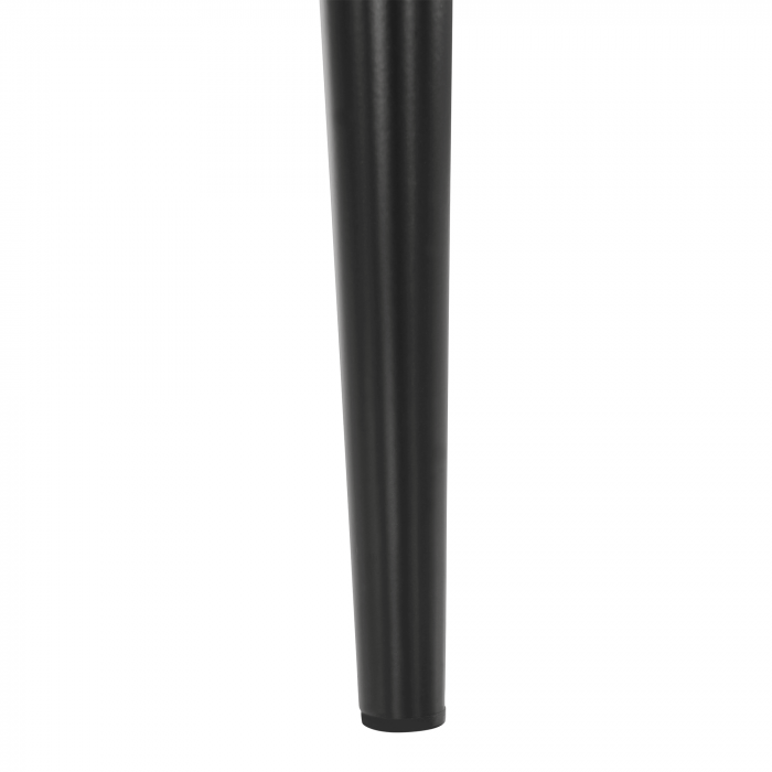 Scaun, ţesătură albastră din catifea / metal negru, Coleta Nova [6]