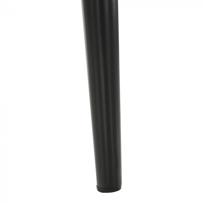 Scaun, ţesătură catifea bej / metal negru, Coleta Nova [4]