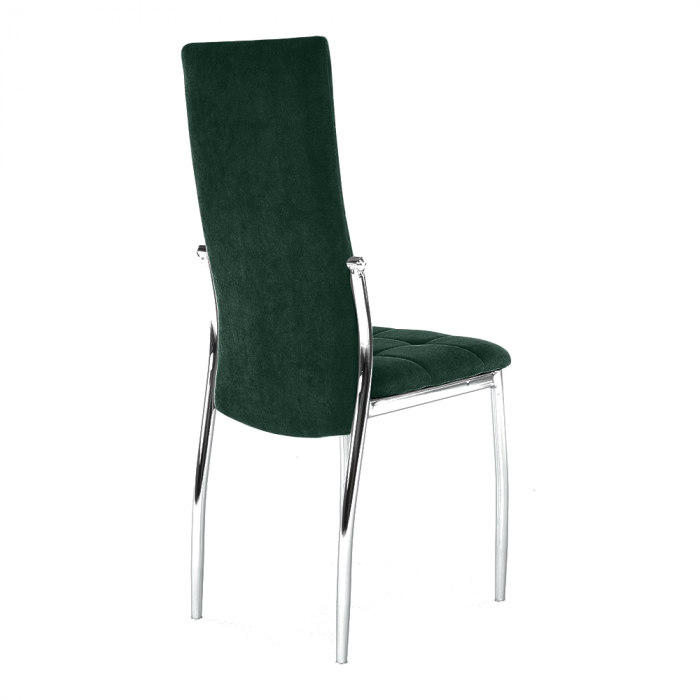 Scaun, ţesătură catifea smarald/ metal, ADORA NEW [2]