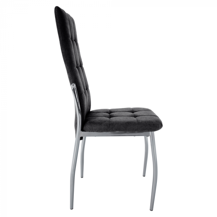 Scaun, ţesătură gri închis/metal, ADORA 2 NEW [2]