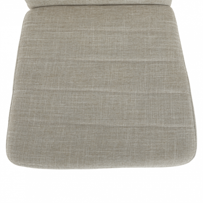 Scaun, textil bej/metal alb, COLETA NOVA [11]