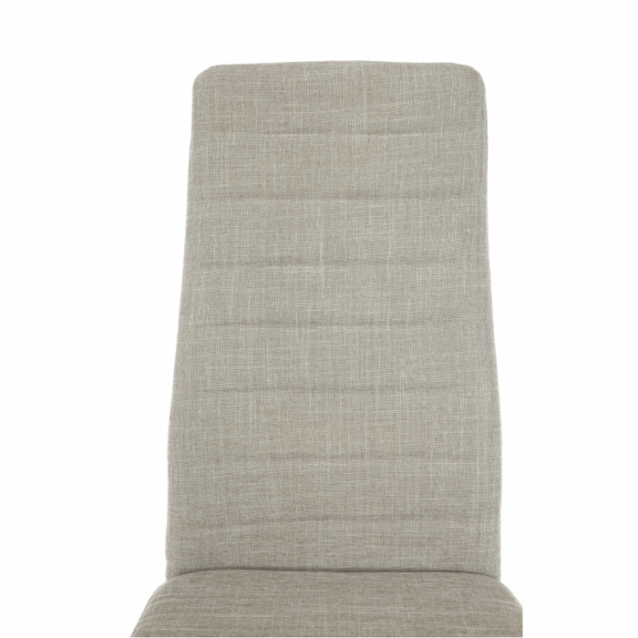 Scaun, textil bej/metal alb, COLETA NOVA [3]