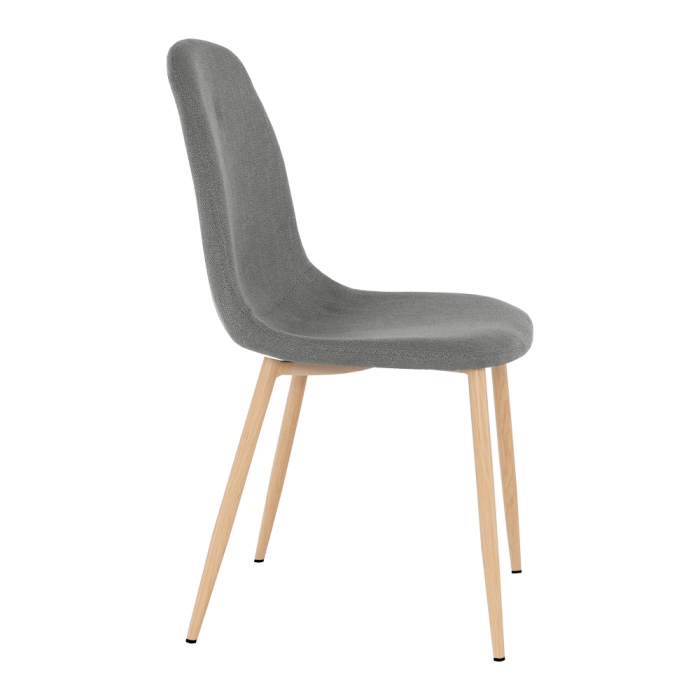 Scaun, textil gri închis/fag, LEGA [3]