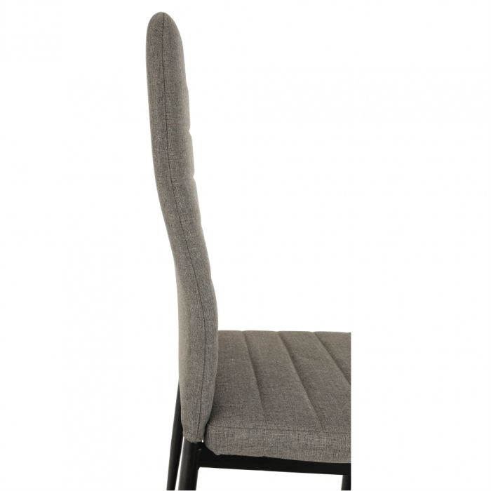 Scaun, textil maro/metal negru, COLETA NOVA [10]