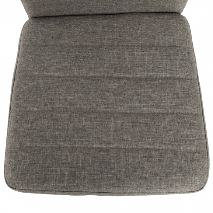Scaun, textil maro/metal negru, COLETA NOVA [5]