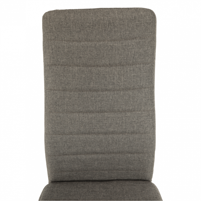 Scaun, textil maro/metal negru, COLETA NOVA [6]