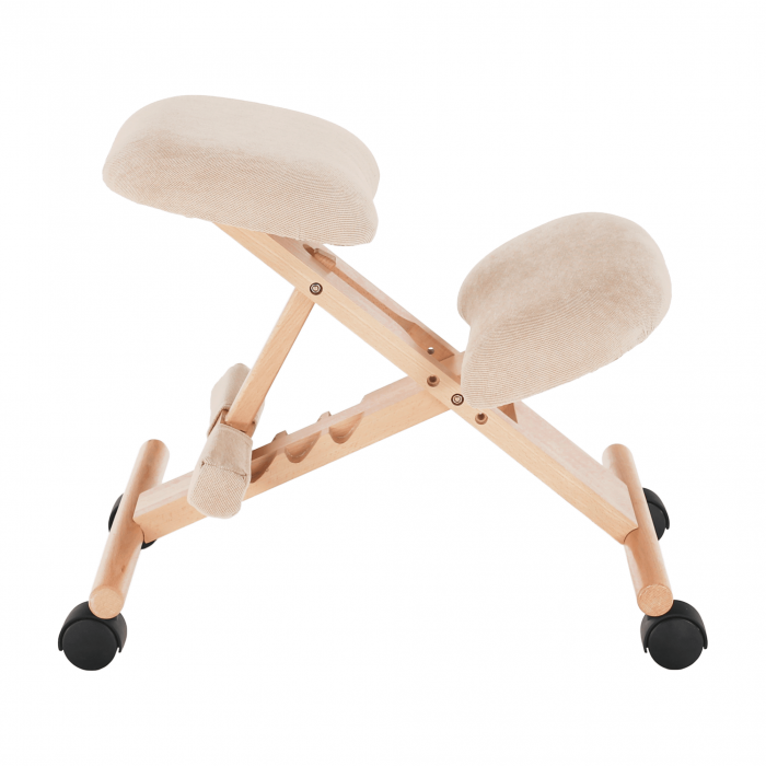 Scaun tip kneeling ergonomic, crem / fag, GROCO [12]