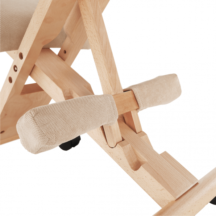 Scaun tip kneeling ergonomic, crem / fag, GROCO [18]