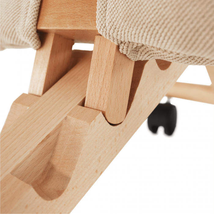 Scaun tip kneeling ergonomic, crem / fag, GROCO [16]