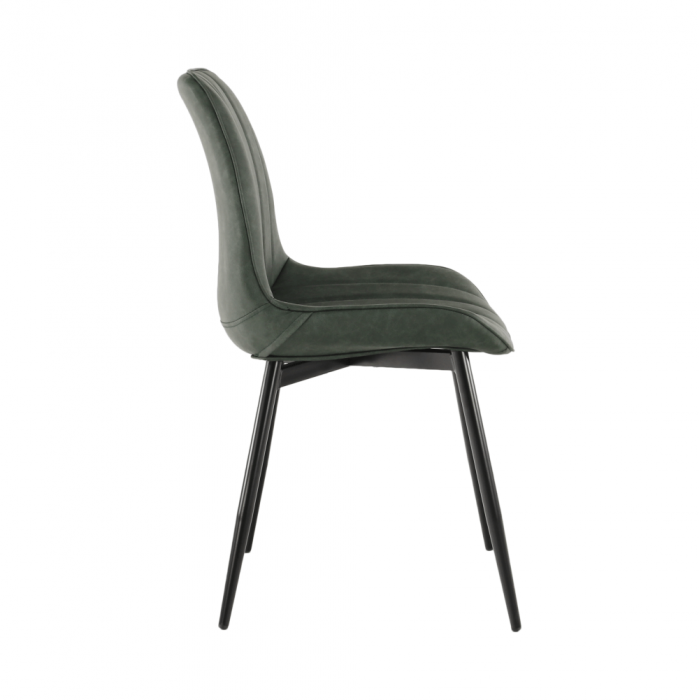 Scaun, verde/negru, HAZAL [16]