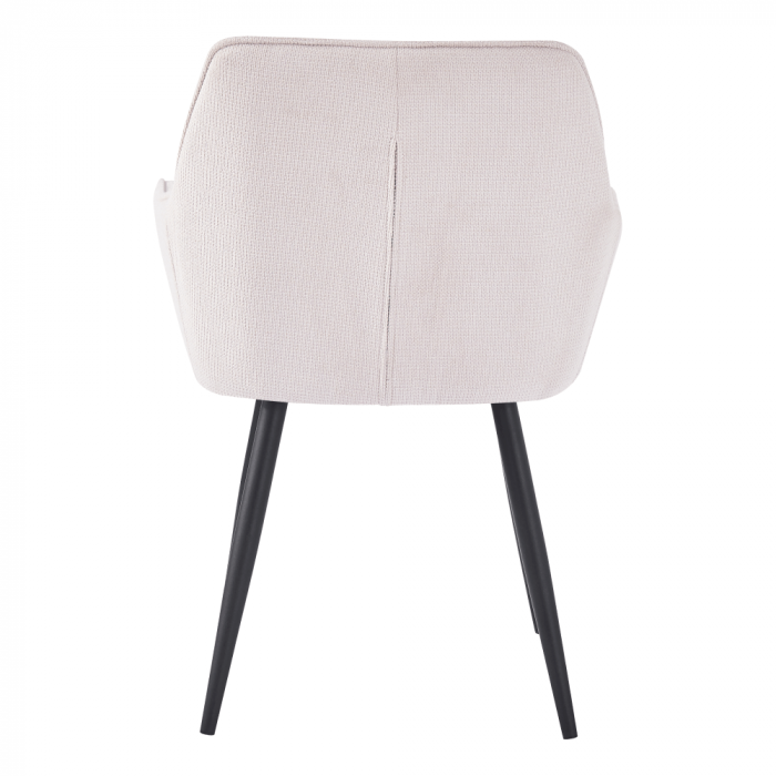 Scaunul de design, bej/negru, MARKEN [5]