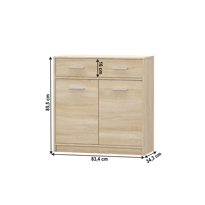 Scrin 2D1S, stejar sonoma, TEYO [2]