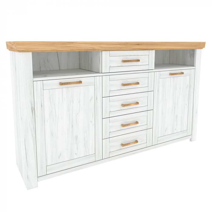 Scrin E, stejar craft auriu / stejar craft alb, SUDBURY [1]