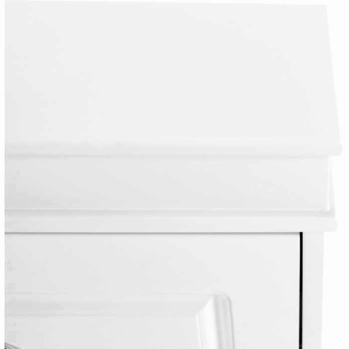 Pantofar cu 2 compartimente, suporturi duble, mdf/pal alb,104x48x24 cm , Bortis Impex [6]